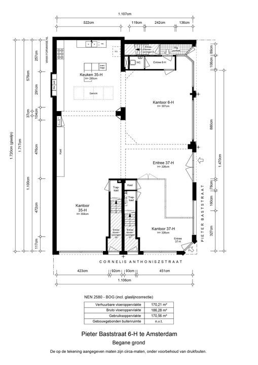 Pieter Baststraat 6 H, Amsterdam plattegrond-30