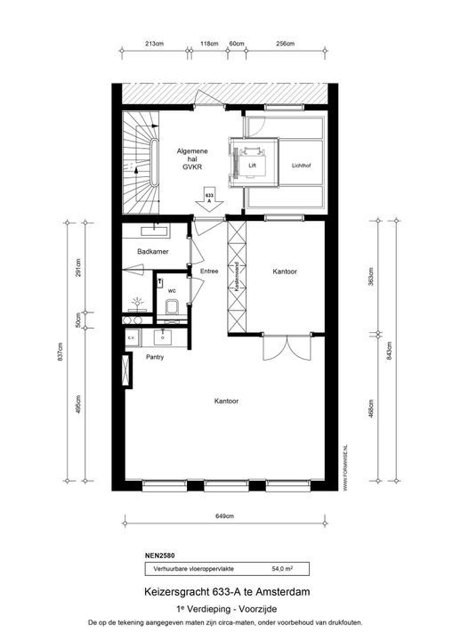 Keizersgracht 633 C, Amsterdam plattegrond-21