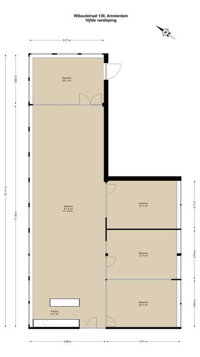 Wibautstraat 139, Amsterdam plattegrond-17