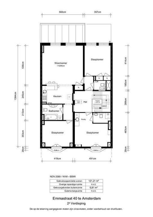 Emmastraat 40, Amsterdam plattegrond-57