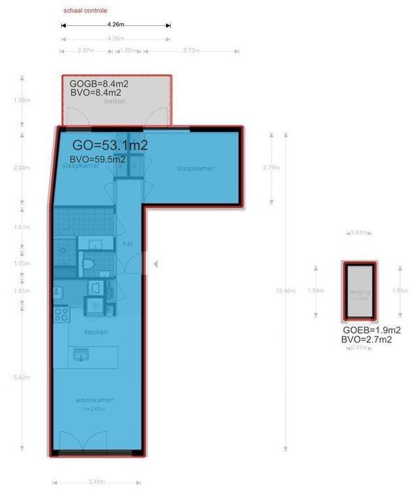 Huidekoperstraat 15 D, Amsterdam plattegrond-29
