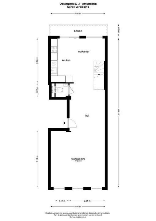 Oosterpark 57 III, Amsterdam plattegrond-37