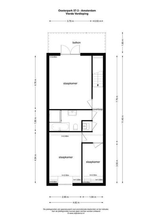 Oosterpark 57 III, Amsterdam plattegrond-37