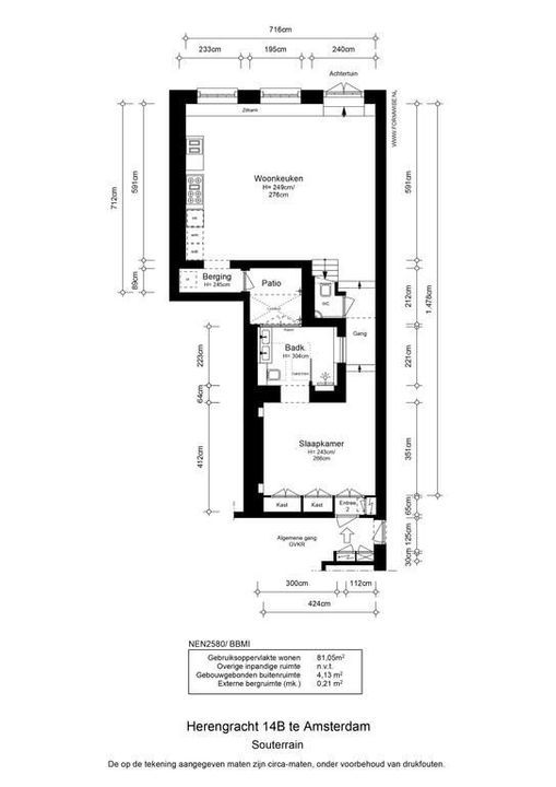 Herengracht 14 B, Amsterdam plattegrond-59