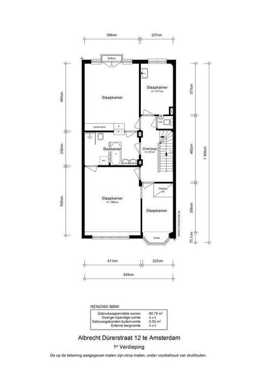 Albrecht Durerstraat 12, Amsterdam plattegrond-53