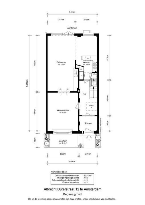 Albrecht Durerstraat 12, Amsterdam plattegrond-53