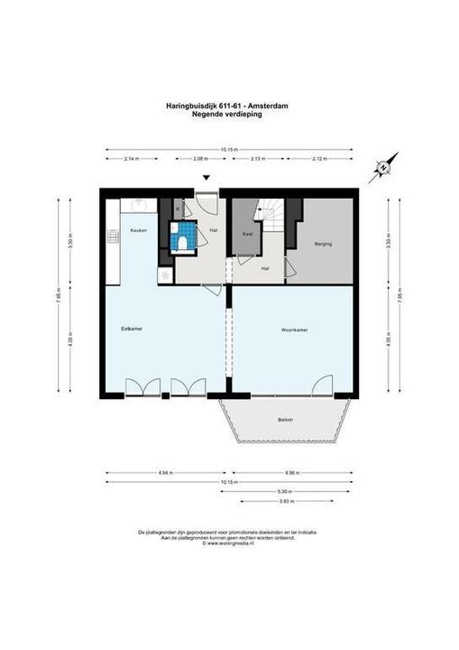 Haringbuisdijk 465, Amsterdam plattegrond-24