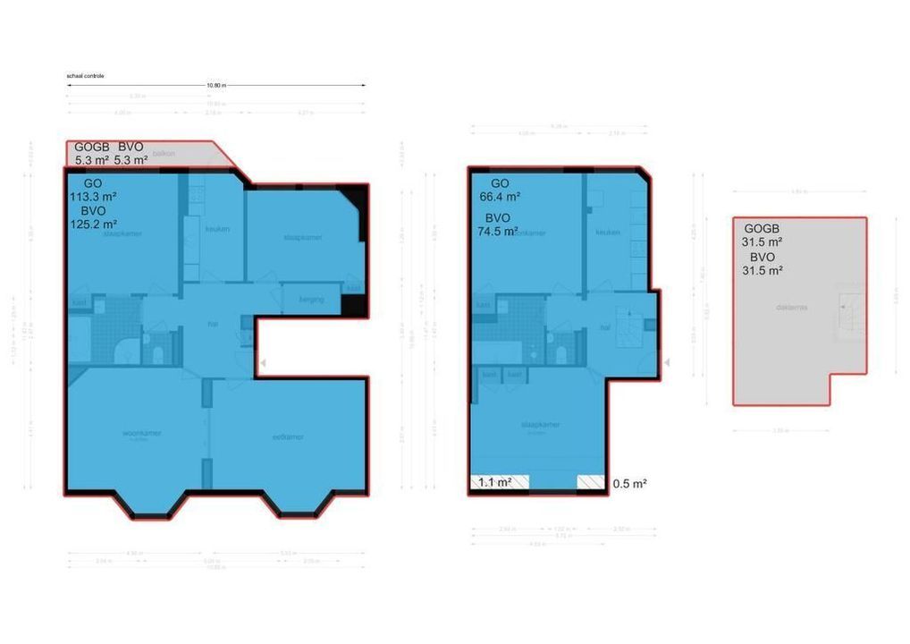Holbeinstraat 57 /II, Amsterdam plattegrond-33