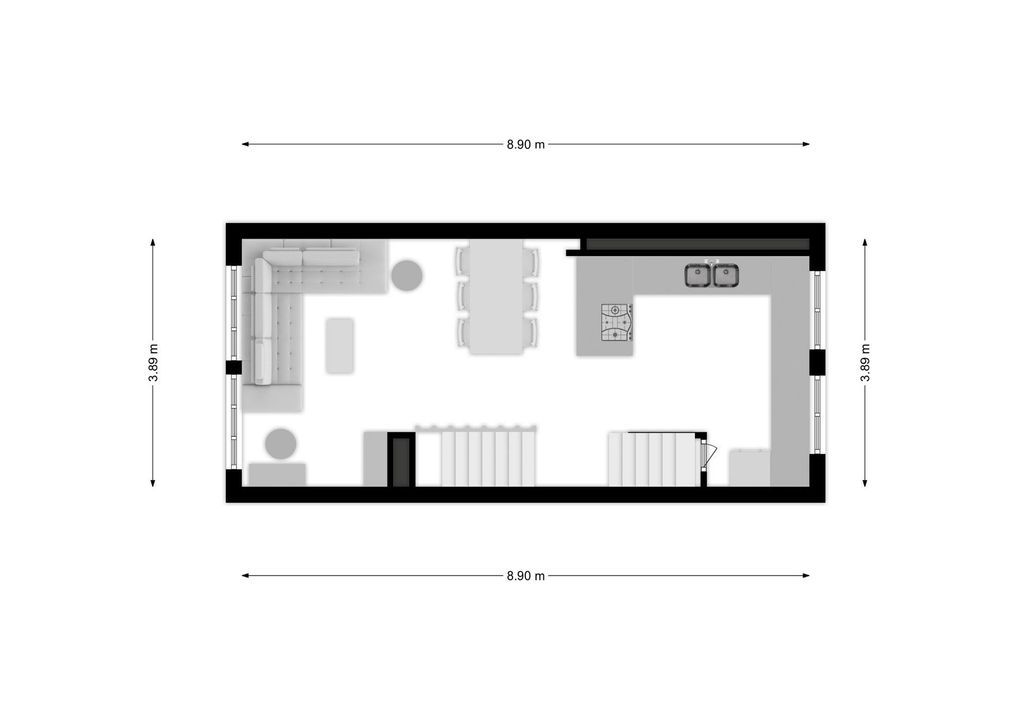 Eerste Bloemdwarsstraat 16, Amsterdam plattegrond-26
