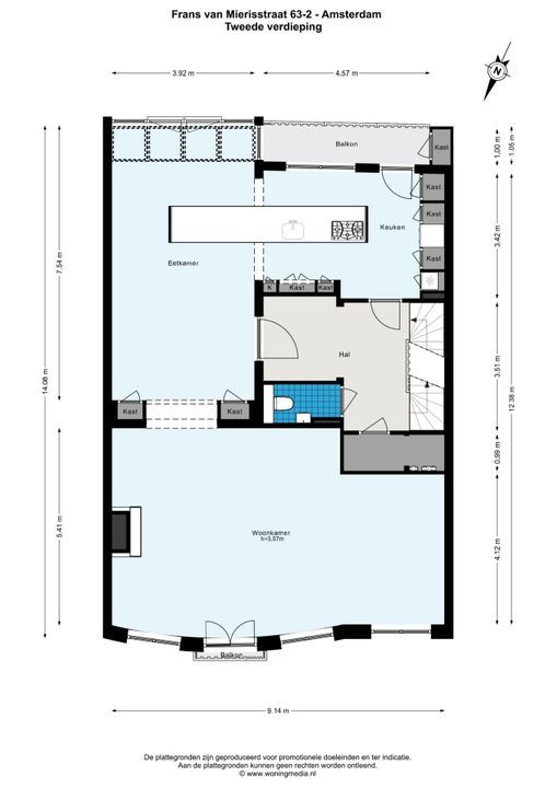 Frans van Mierisstraat 63 2, Amsterdam plattegrond-45