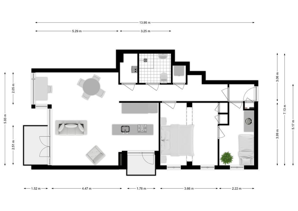 Beethovenstraat 233, Amsterdam plattegrond-22