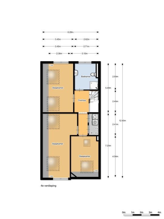 Van Baerlestraat 148 2, Amsterdam plattegrond-34