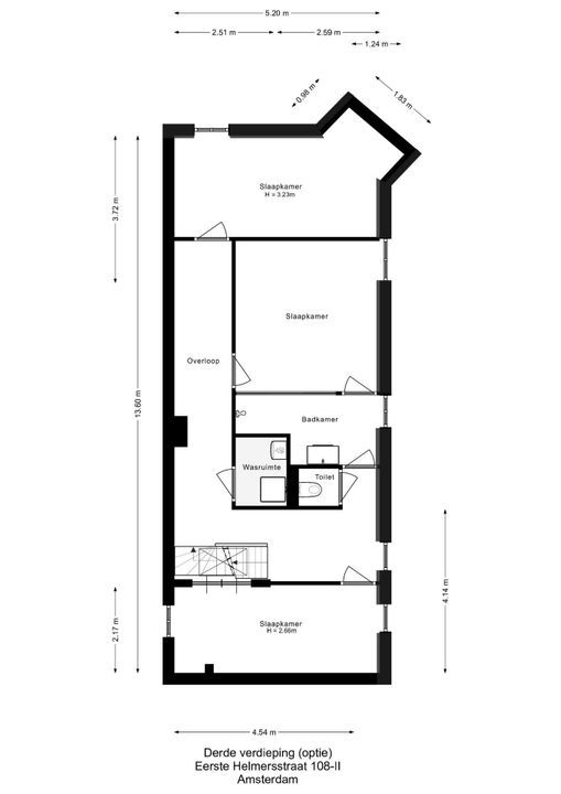 Eerste Helmersstraat 108 2, Amsterdam plattegrond-38