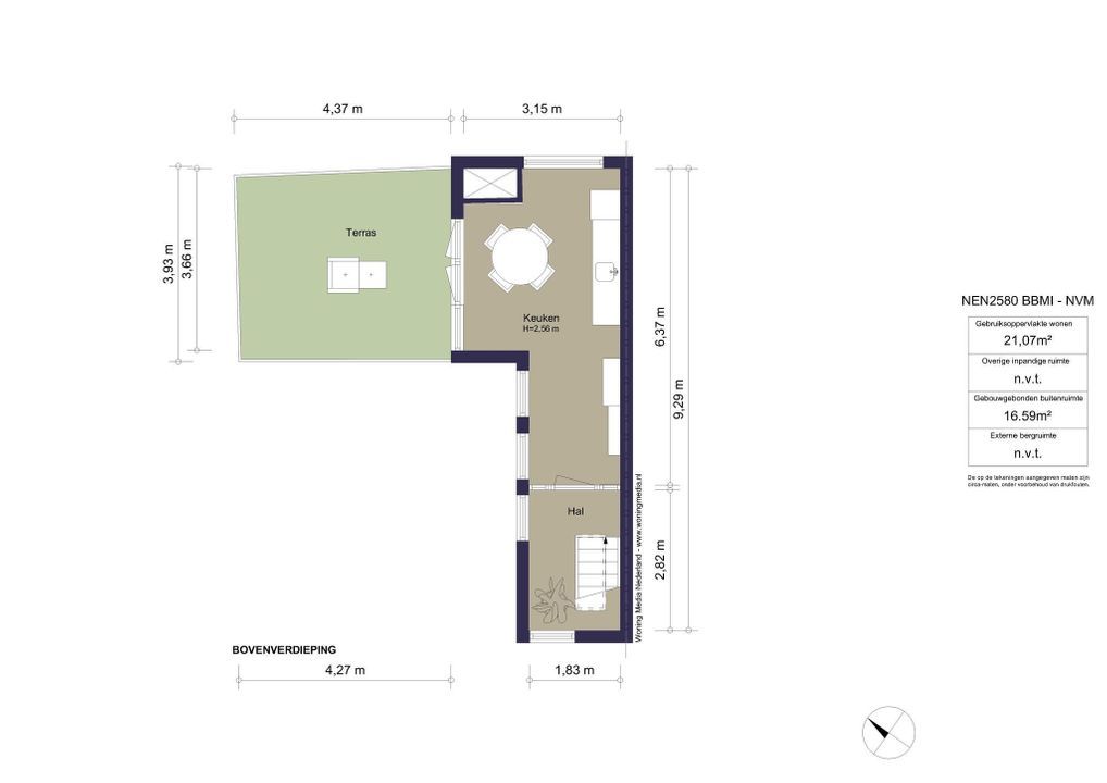 Voetboogstraat 1 C, Amsterdam plattegrond-64