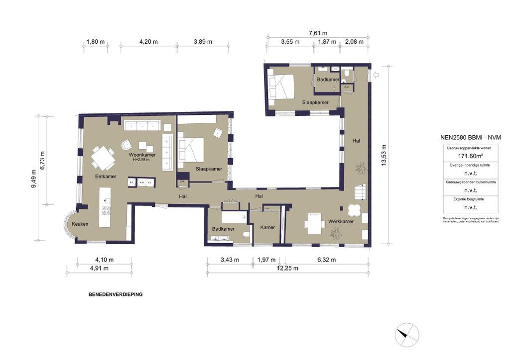 Voetboogstraat 1 C, Amsterdam plattegrond-64