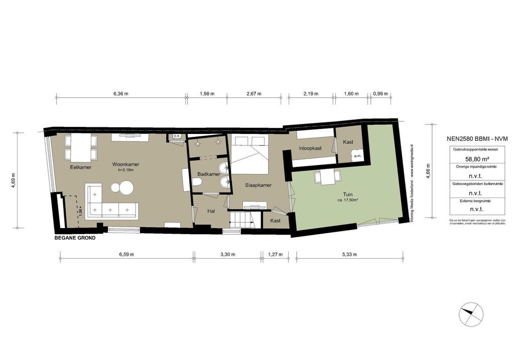 Elandsgracht 103 A, Amsterdam plattegrond-30