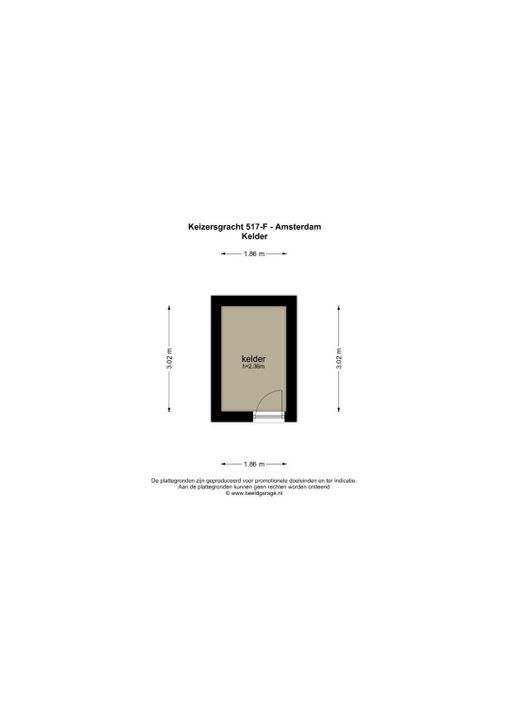 Keizersgracht 517 F, Amsterdam plattegrond-48