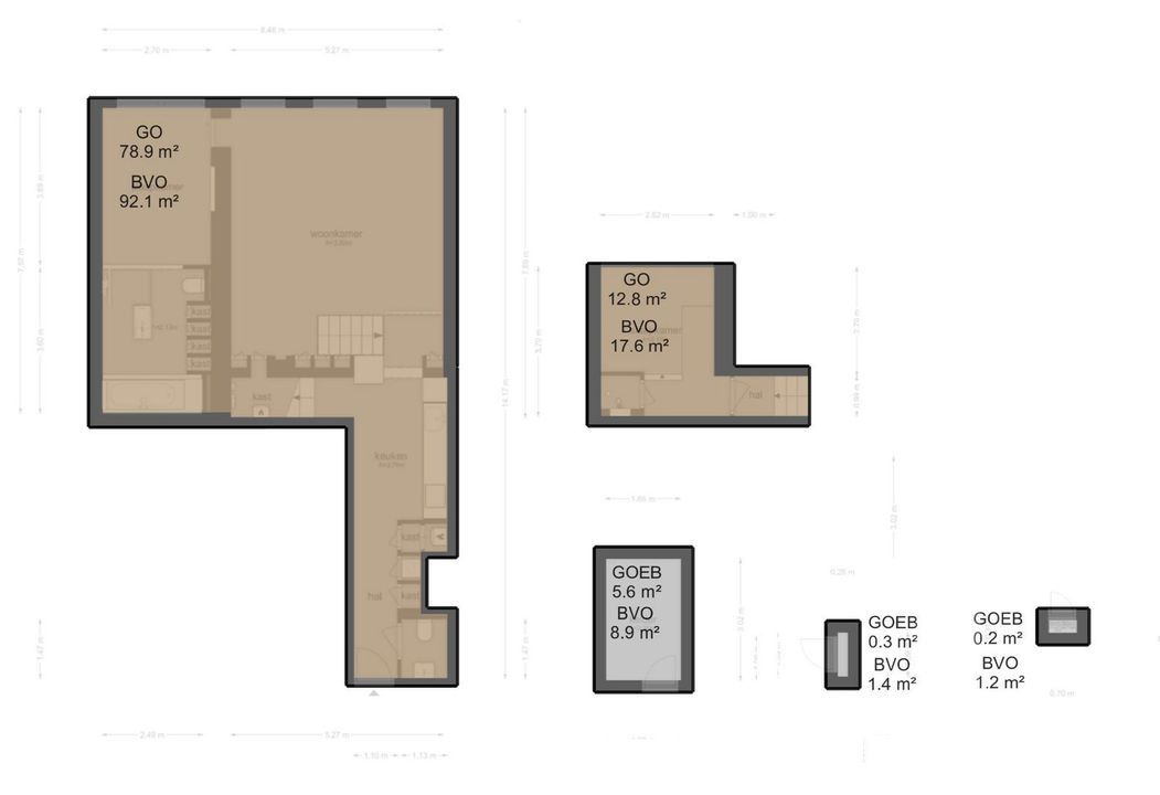 Keizersgracht 517 F, Amsterdam plattegrond-48