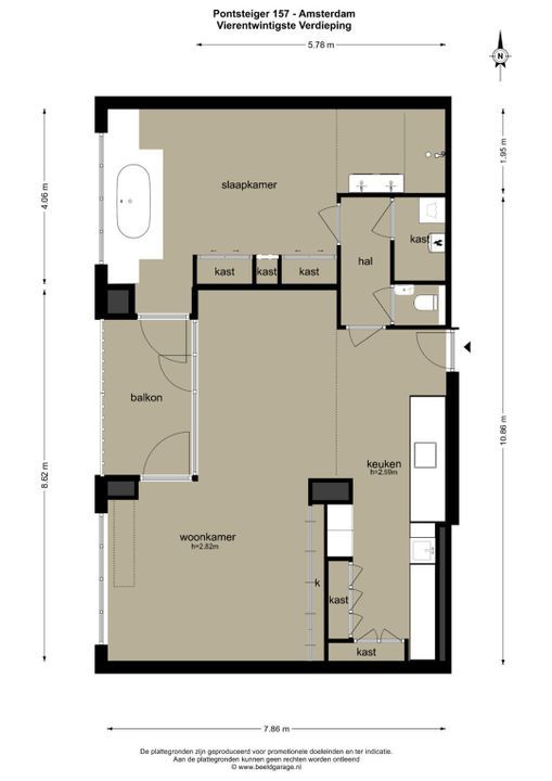 Pontsteiger 157, Amsterdam plattegrond-41