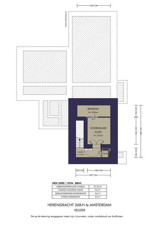 Herengracht 268 H, Amsterdam plattegrond-53