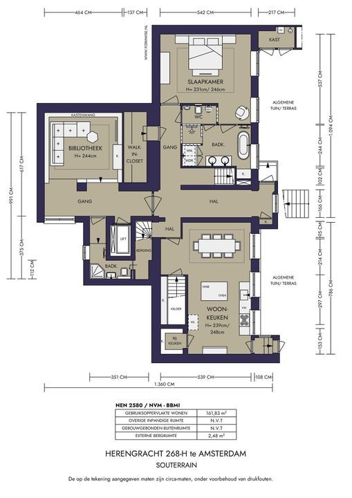 Herengracht 268 H, Amsterdam plattegrond-53