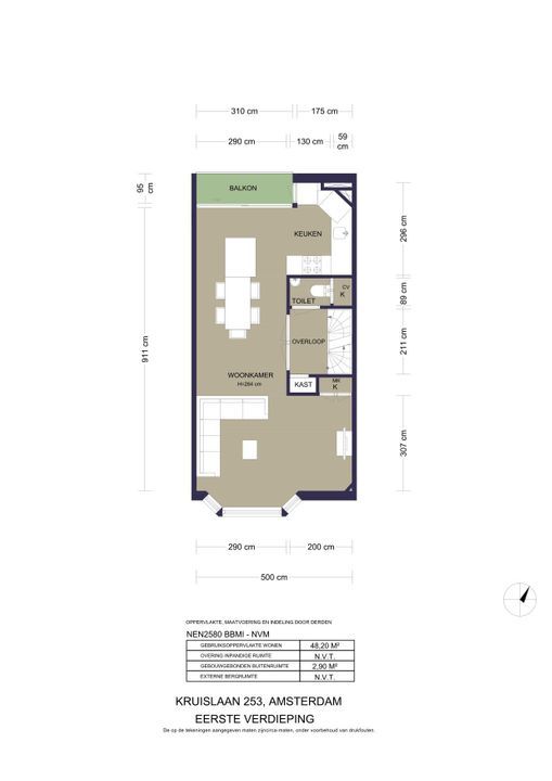 Kruislaan 253, Amsterdam plattegrond-35
