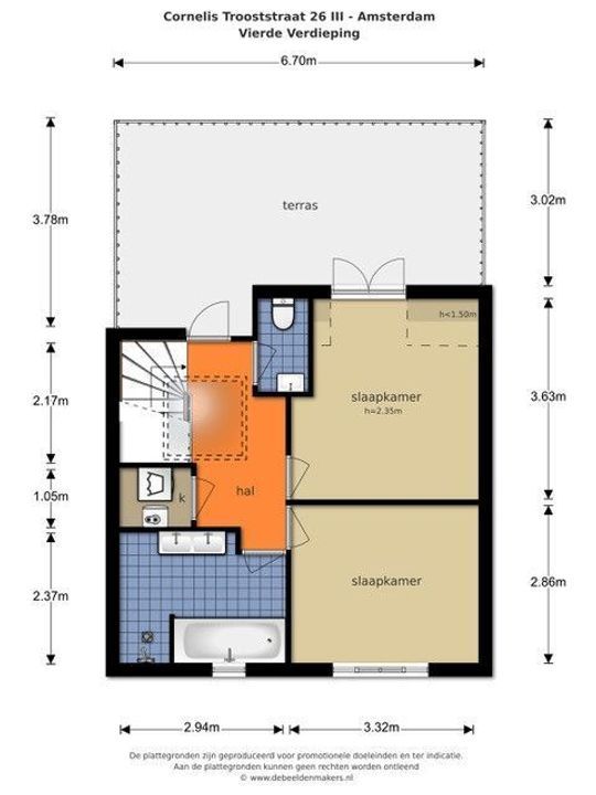 Cornelis Trooststraat 26 3, Amsterdam plattegrond-21