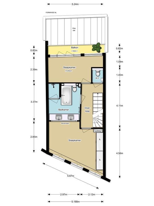 Prinsengracht 264 H, Amsterdam plattegrond-39