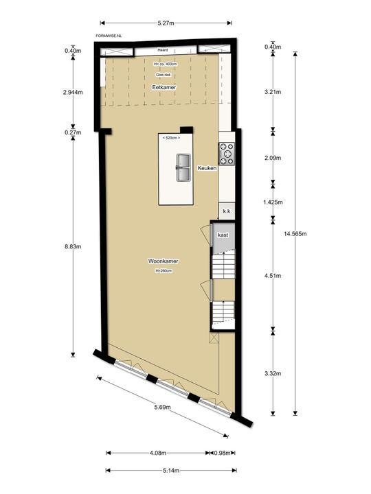 Prinsengracht 264 H, Amsterdam plattegrond-39