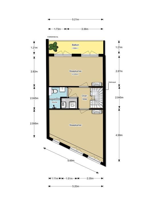 Prinsengracht 264 H, Amsterdam plattegrond-39