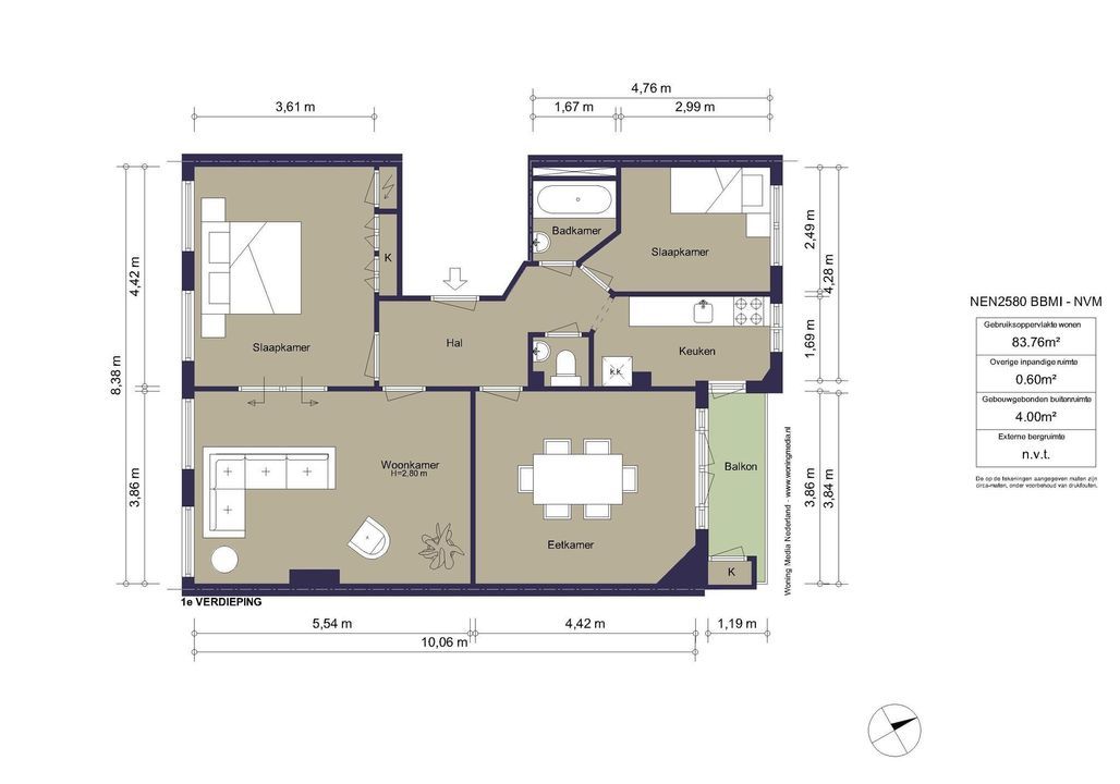 Deurloostraat 58 1, Amsterdam plattegrond-29