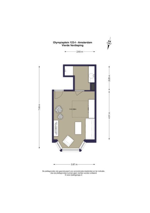 Olympiaplein 123 1, Amsterdam plattegrond-33