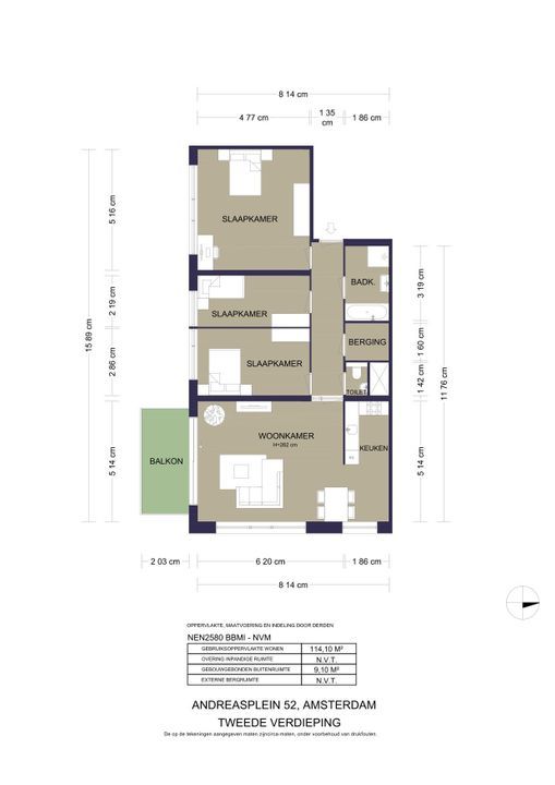 Andreasplein 52, Amsterdam plattegrond-35