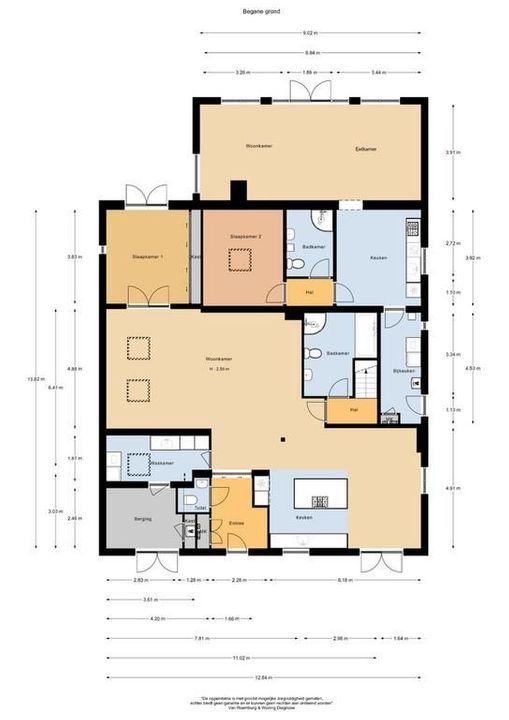 Woude 14, De Woude plattegrond-55