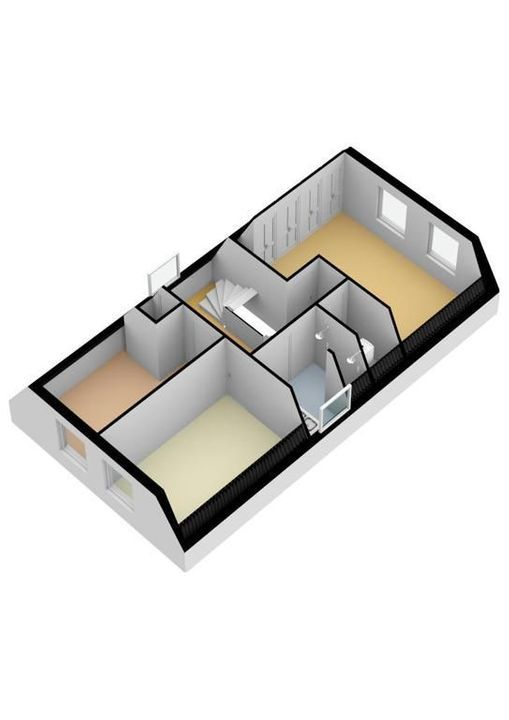 Zwanenpad 10, Watergang plattegrond-34