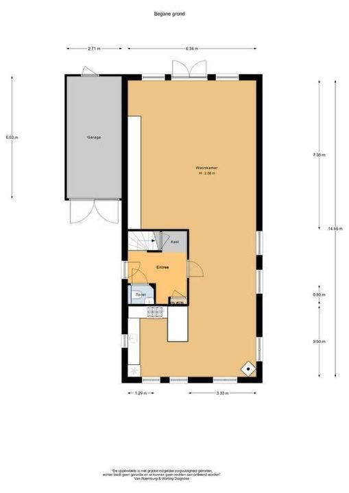 Zwanenpad 10, Watergang plattegrond-34