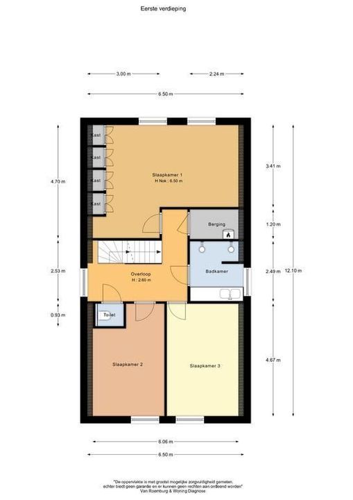 Zwanenpad 10, Watergang plattegrond-34