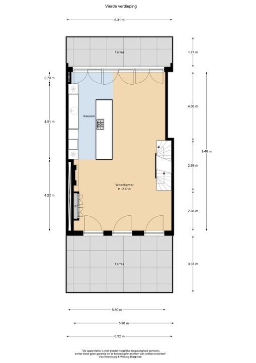 Wouwermanstraat 31 III, Amsterdam plattegrond-43