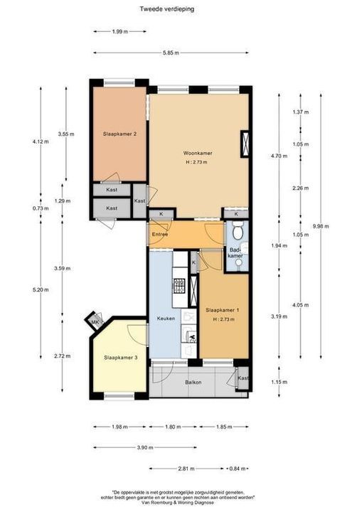 Laing's Nekstraat 48 II, Amsterdam plattegrond-24