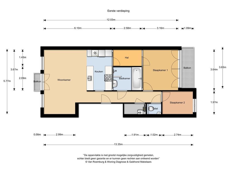 Bilderdijkstraat 7 I, Amsterdam plattegrond-16