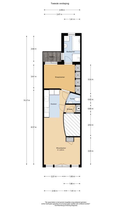 Joan Melchior Kemperstraat 114 2, Amsterdam plattegrond-17