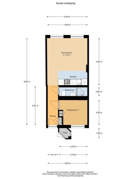 Keizersgracht 347 B, Amsterdam plattegrond-16