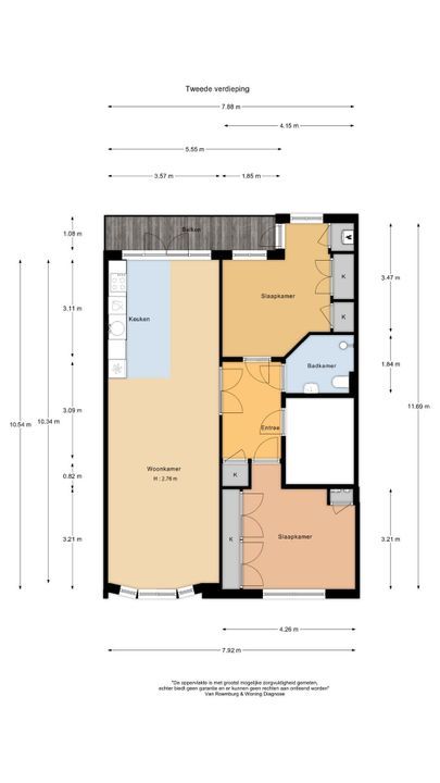 Bestevaerstraat 25 2, Amsterdam plattegrond-17