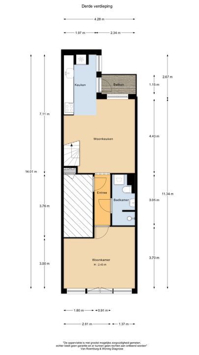 Joan Melchior Kemperstraat 116 3, Amsterdam plattegrond-22