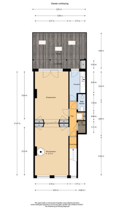 Tilanusstraat 57 1, Amsterdam plattegrond-19