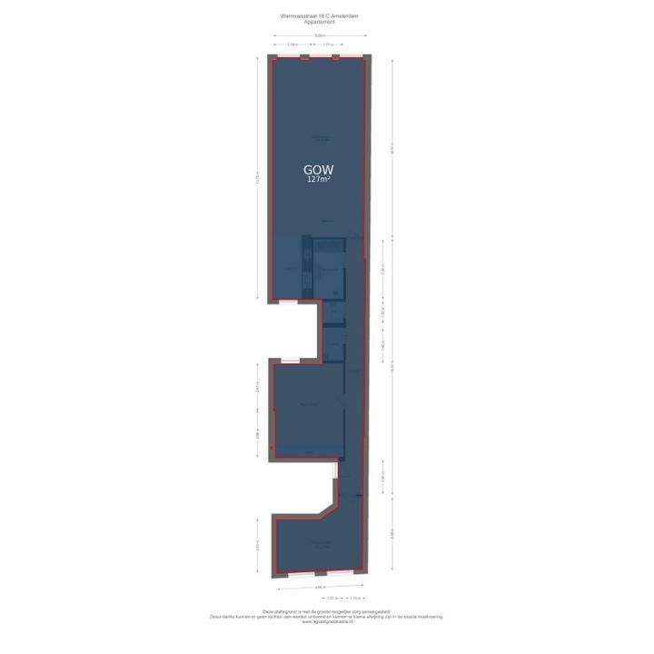 Warmoesstraat 18 C, Amsterdam plattegrond-35