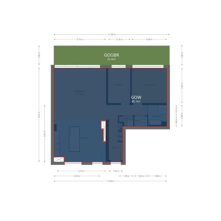 Papaverweg 97, Amsterdam plattegrond-43