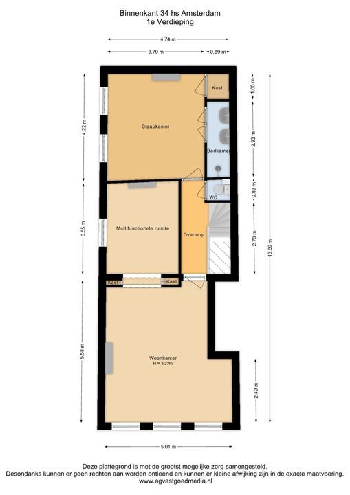 Binnenkant 34 H, Amsterdam plattegrond-48