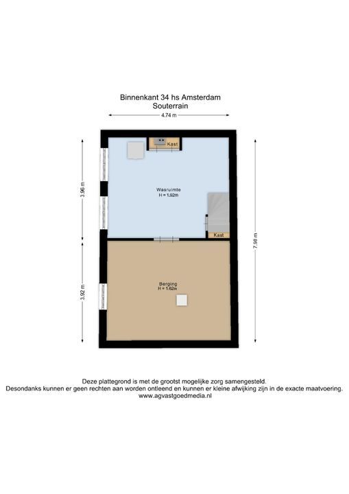 Binnenkant 34 H, Amsterdam plattegrond-48