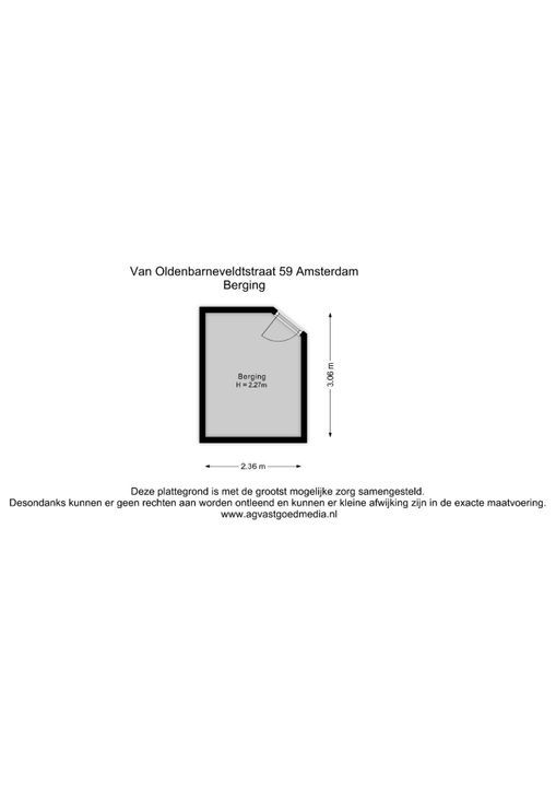 Van Oldenbarneveldtplein 59, Amsterdam plattegrond-29
